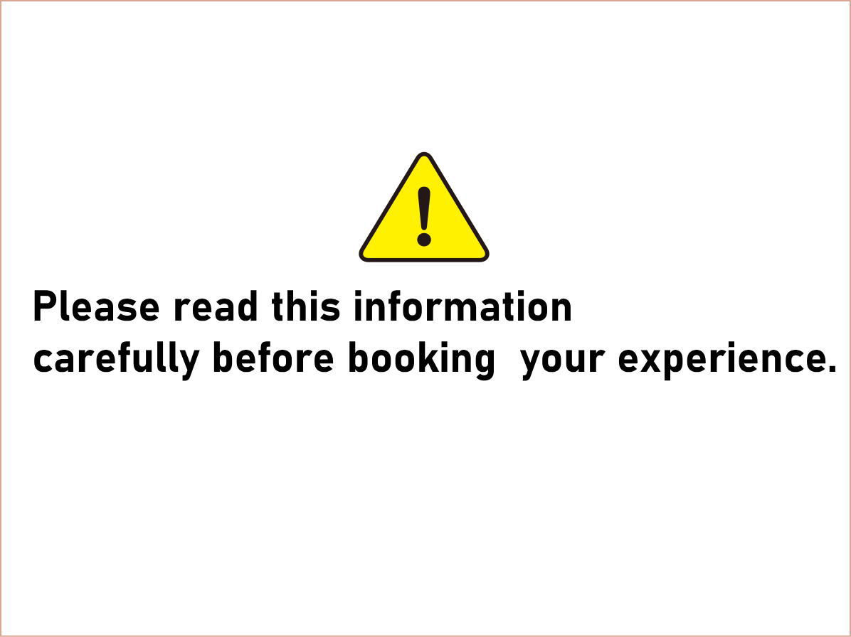 Important Information Before Booking