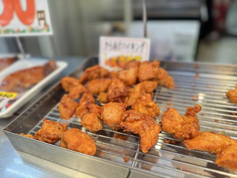 Karaage from Toritake chicken shop in Nagai Shopping Street, Sumiyoshi-ku, Osaka