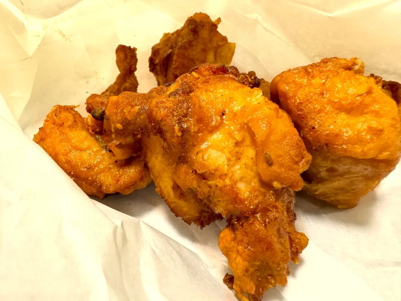 Karaage from Toritake chicken shop in Nagai Shopping Street, Sumiyoshi-ku, Osaka